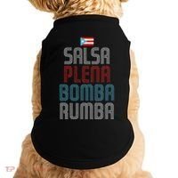 Puerto Rico Flag Music Salsa Plena Bomba Rumba Doggie Tank thumb 0