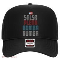 Puerto Rico Flag Music Salsa Plena Bomba Rumba Hat thumb 0