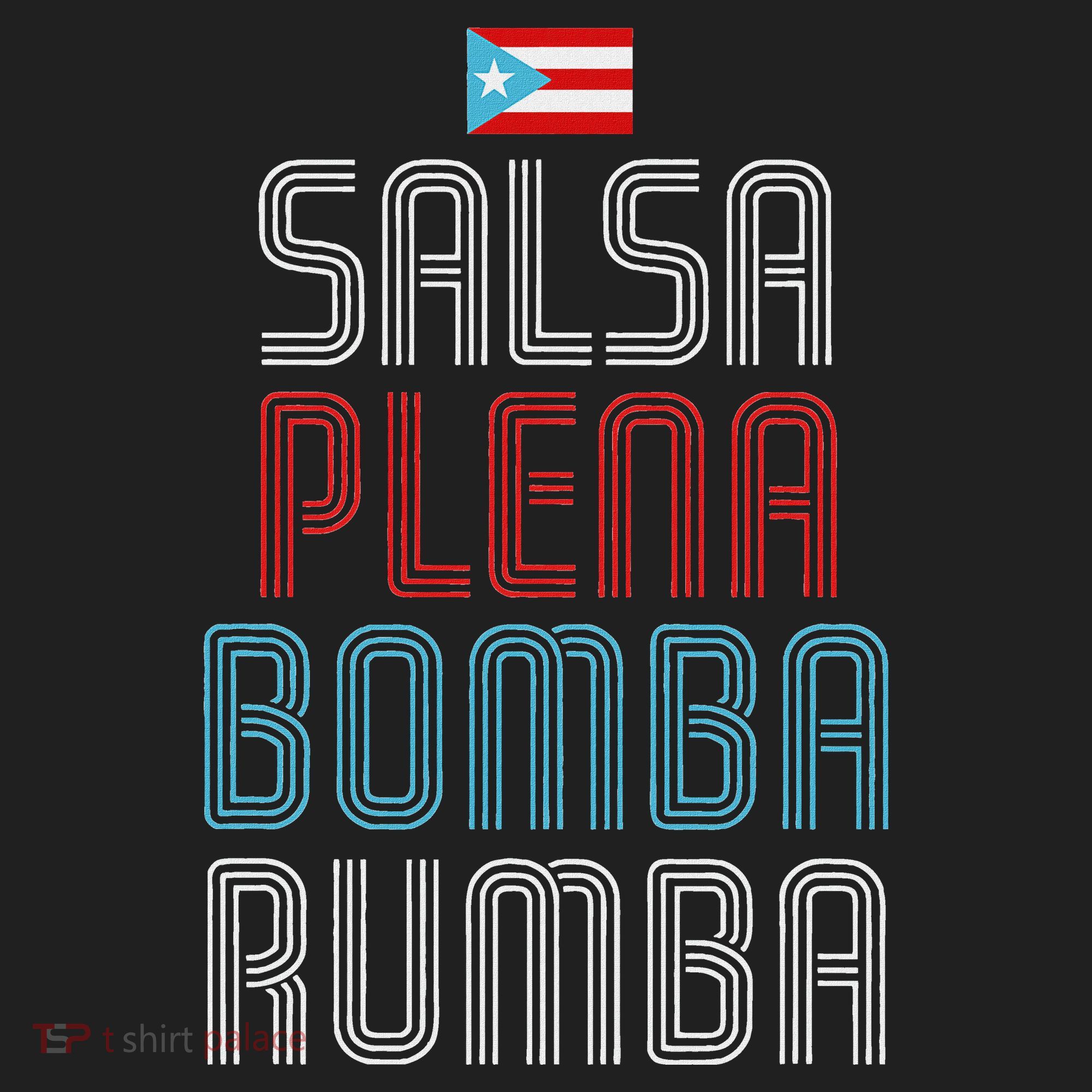 Puerto Rico Flag Music Salsa Plena Bomba Rumba Hat