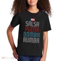 Puerto Rico Flag Music Salsa Plena Bomba Rumba Kids T-Shirt thumb 2