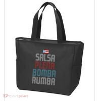 Puerto Rico Flag Music Salsa Plena Bomba Rumba Tote Bag thumb 3