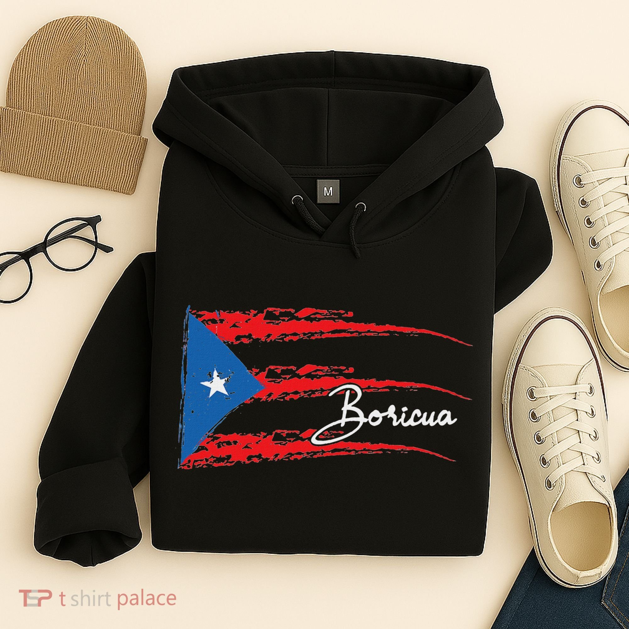 Puerto Rico Flag Boricua Hoodie