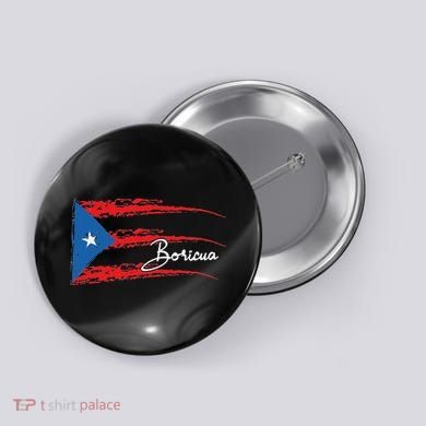 Puerto Rico Flag Boricua Button