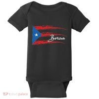 Puerto Rico Flag Boricua Baby Bodysuit thumb 0