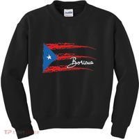 Puerto Rico Flag Boricua Kids Sweatshirt thumb 0