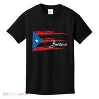 Puerto Rico Flag Boricua Kids T-Shirt thumb 0