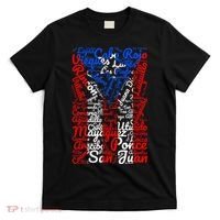Puerto Rican Flag Towns And Cities Of Puerto Rico T-Shirt thumb 0