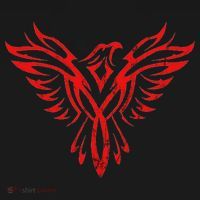 Phoenix Rising Fire Bird Reborn Ashes Rejuvenation Pajama Set thumb 2