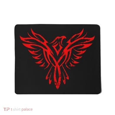 Phoenix Rising Fire Bird Reborn Ashes Rejuvenation Mousepad