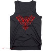 Phoenix Rising Fire Bird Reborn Ashes Rejuvenation Tank Top thumb 0