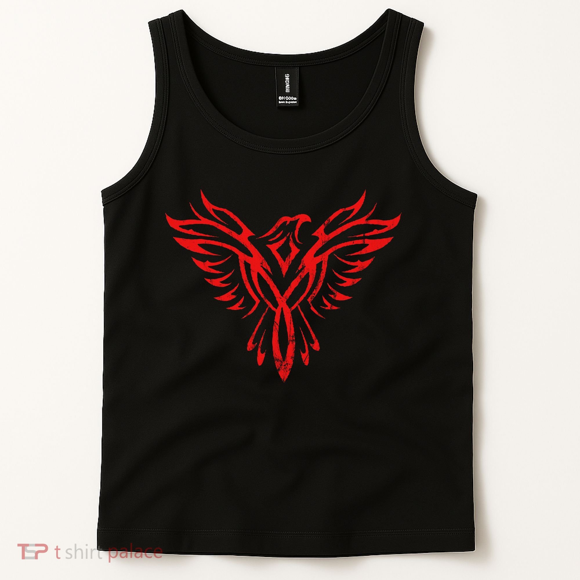Phoenix Rising Fire Bird Reborn Ashes Rejuvenation Tank Top