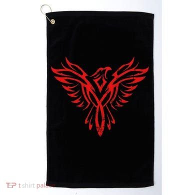 Phoenix Rising Fire Bird Reborn Ashes Rejuvenation Golf Towel