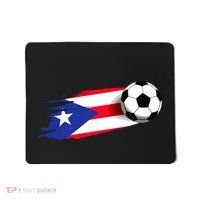 Puerto Rico Flag Jersey Puerto Rico Soccer Team Puerto Rico Mousepad thumb 0