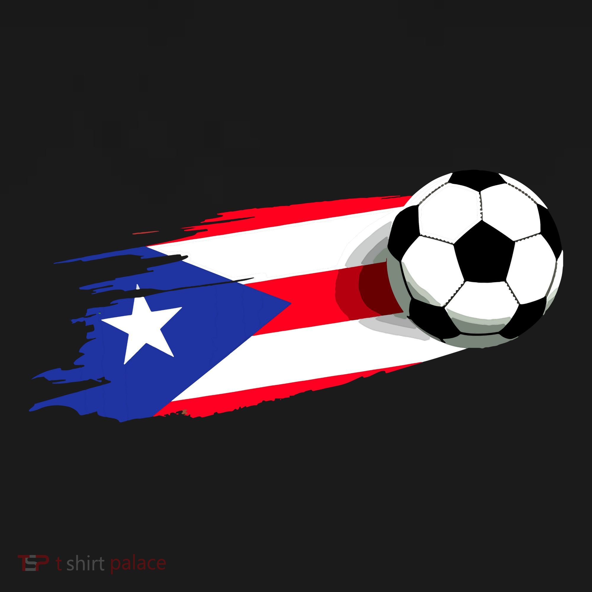 Puerto Rico Flag Jersey Puerto Rico Soccer Team Puerto Rico Mousepad