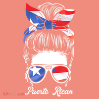 Puerto Rican Girl | Puerto Rico Flag | Puerto Ricans T-Shirt thumb 2