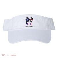 Puerto Rican Girl Messy Hair Puerto Rico Pride Visor thumb 0