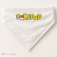Pokedad Retro Gift For Dad USA-Made Doggie Bandana thumb 0