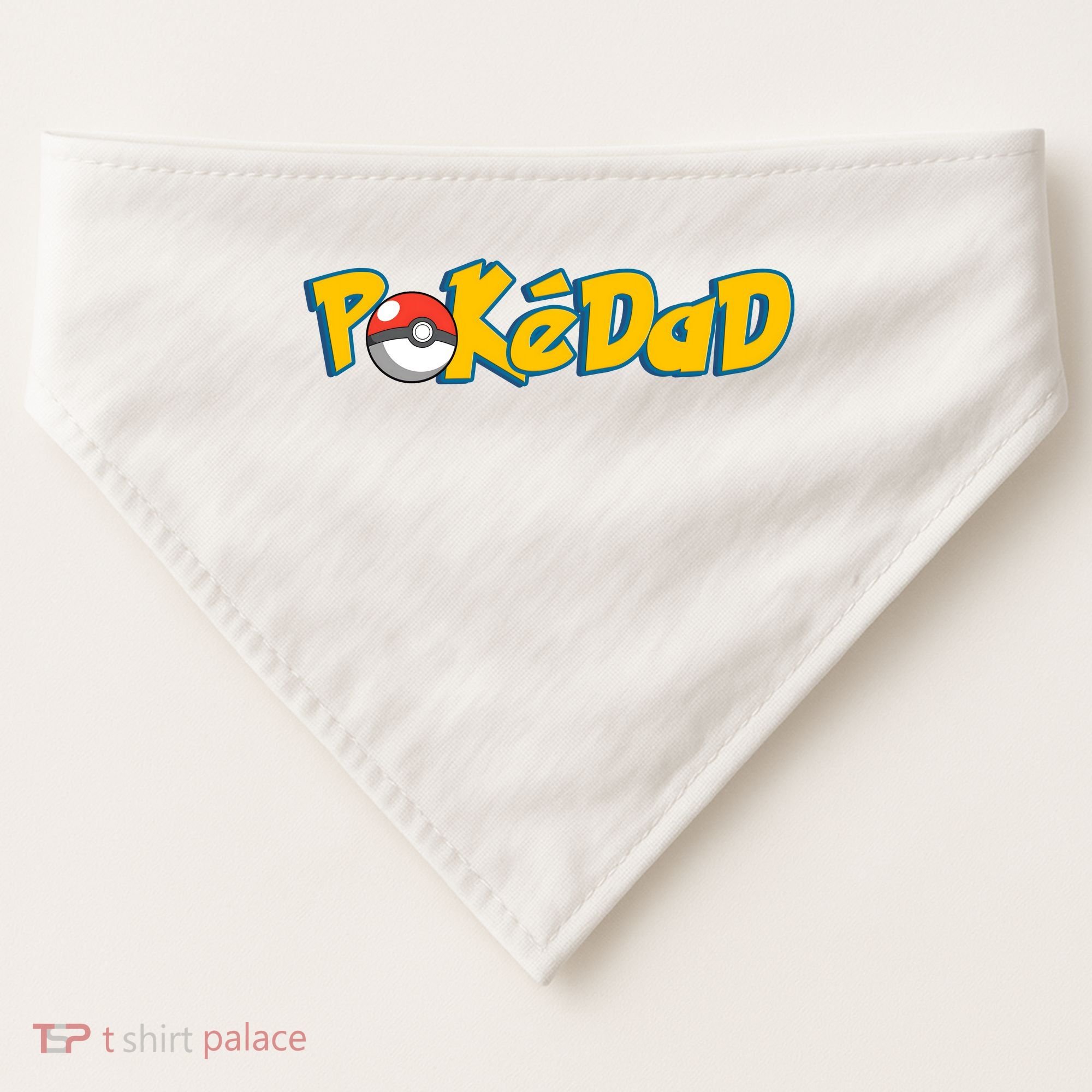 Pokedad Retro Gift For Dad USA-Made Doggie Bandana