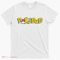 Pokedad Retro Gift For Dad T-Shirt thumb 0