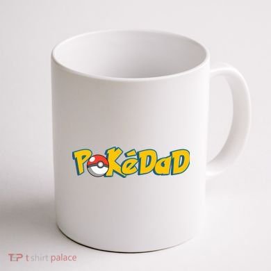 Pokedad Retro Gift For Dad Coffee Mug back