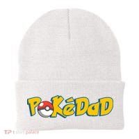 Pokedad Retro Gift For Dad Beanie thumb 0