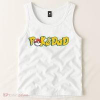 Pokedad Retro Gift For Dad Tank Top thumb 2