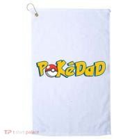 Pokedad Retro Gift For Dad Golf Towel thumb 0