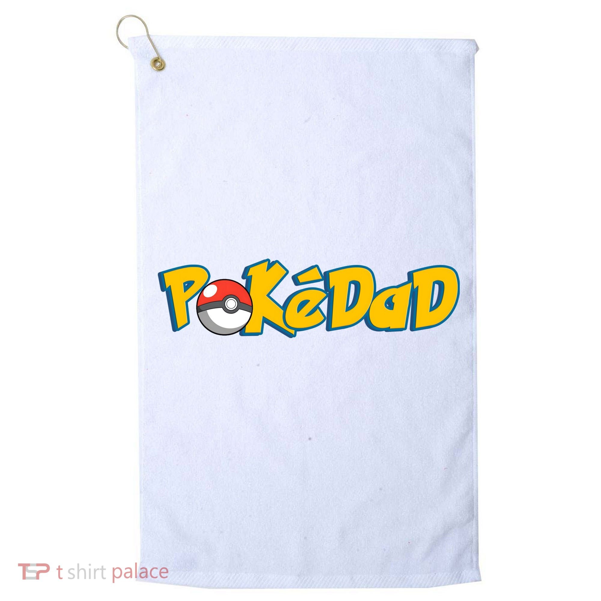 Pokedad Retro Gift For Dad Golf Towel