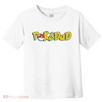 Pokedad Retro Gift For Dad Toddler T-Shirt thumb 0