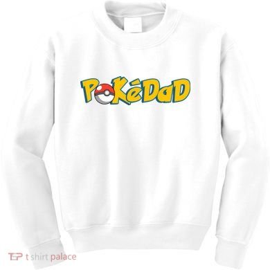 Pokedad Retro Gift For Dad Kids Sweatshirt