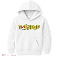 Pokedad Retro Gift For Dad Kids Hoodie thumb 0