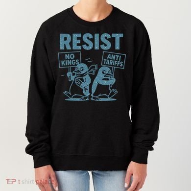 Penguin Resist Graphic Vintage Arctic Protest Women's Sweatshirt