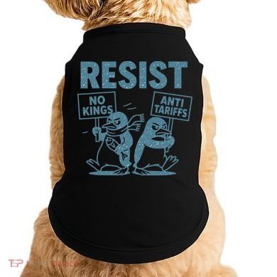 Penguin Resist Graphic Vintage Arctic Protest Doggie Tank