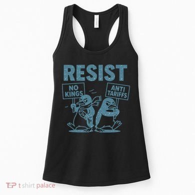Penguin Resist Graphic Vintage Arctic Protest Women's Tank Top