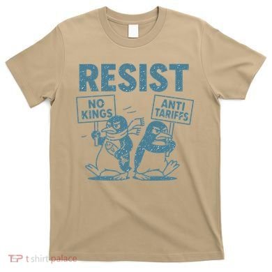 Penguin Resist Graphic Vintage Arctic Protest T-Shirt