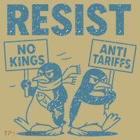 Penguin Resist Graphic Vintage Arctic Protest T-Shirt thumb 7