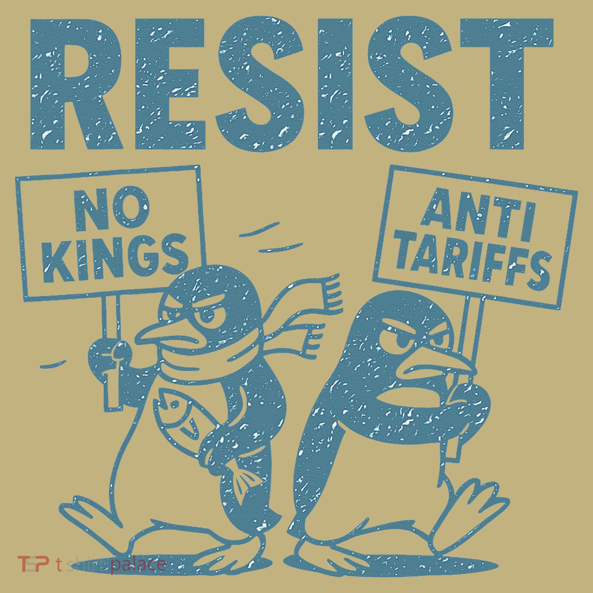 Penguin Resist Graphic Vintage Arctic Protest T-Shirt