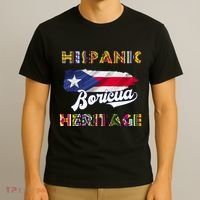 Puerto Rico Hispanic Heritage Month Boricua T-Shirt thumb 3