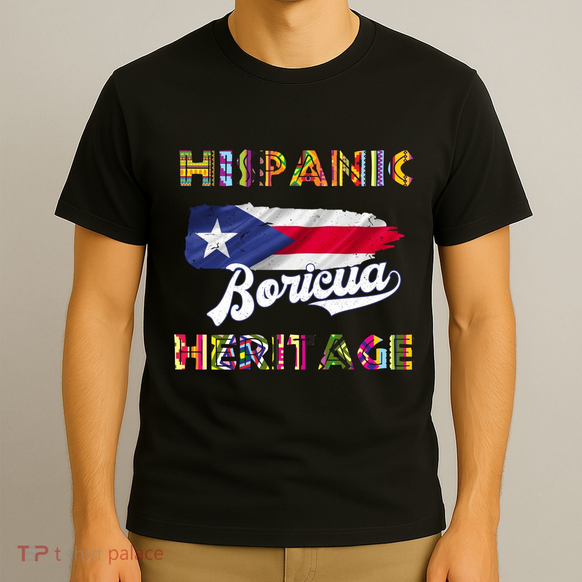 Puerto Rico Hispanic Heritage Month Boricua T-Shirt