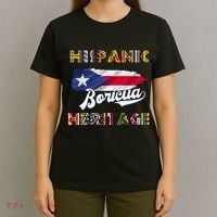 Puerto Rico Hispanic Heritage Month Boricua T-Shirt thumb 4