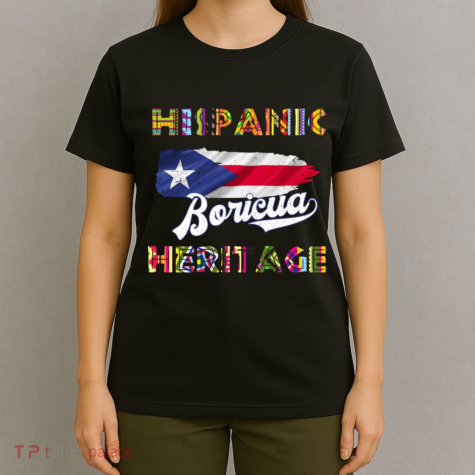 Puerto Rico Hispanic Heritage Month Boricua T-Shirt