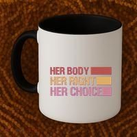 Pro Roe Her Body Her Right Her Choice Coffee Mug thumb 2