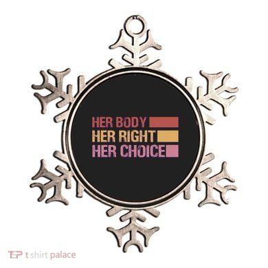 Pro Roe Her Body Her Right Her Choice Ornament