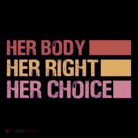 Pro Roe Her Body Her Right Her Choice Ornament thumb 1