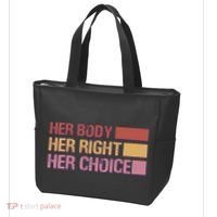 Pro Roe Her Body Her Right Her Choice Tote Bag thumb 3