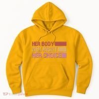 Pro Roe Her Body Her Right Her Choice Hoodie thumb 0