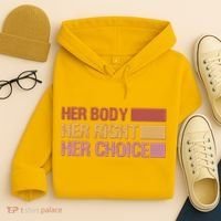 Pro Roe Her Body Her Right Her Choice Hoodie thumb 4