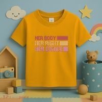 Pro Roe Her Body Her Right Her Choice Toddler T-Shirt thumb 3