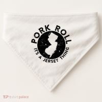 Pork Roll Ham Its A New Jersey Thing State Nj Foodie USA-Made Doggie Bandana thumb 0