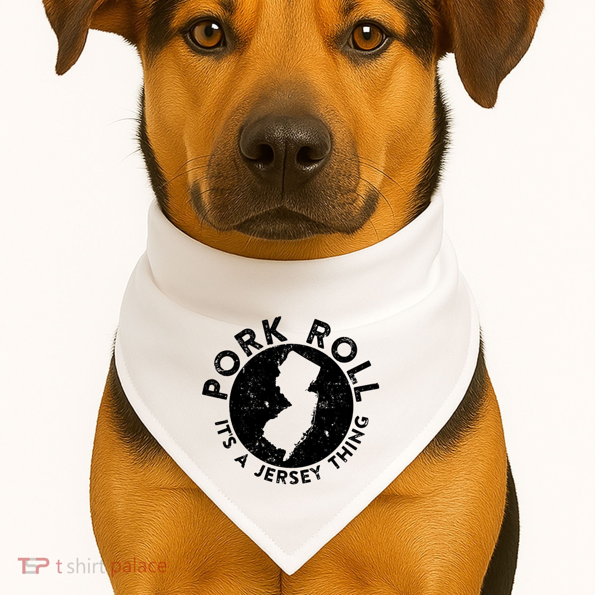 Pork Roll Ham Its A New Jersey Thing State Nj Foodie USA-Made Doggie Bandana